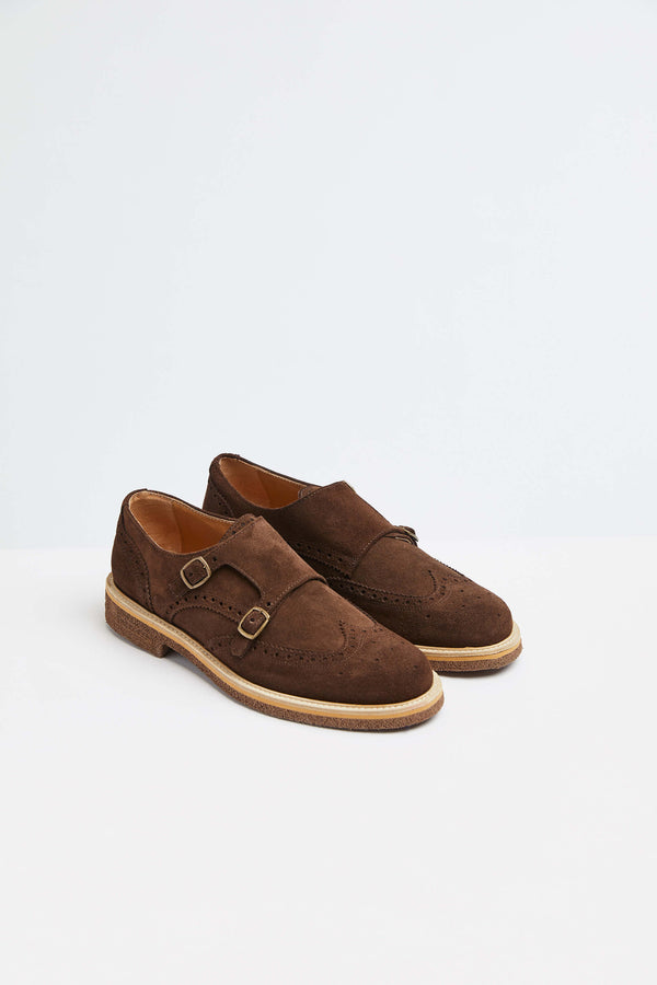 L.B.M. 1911 Monkstrap in pelle marrone Monkstrap in pelle marrone Qualità