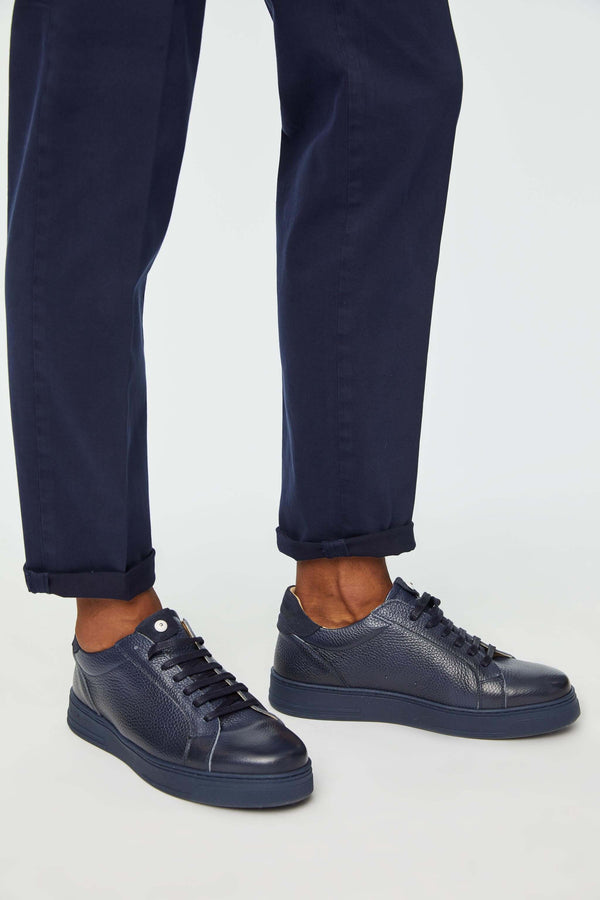 L.B.M. 1911 Sneaker retro-tennis blu Sneaker retro-tennis blu Vendita