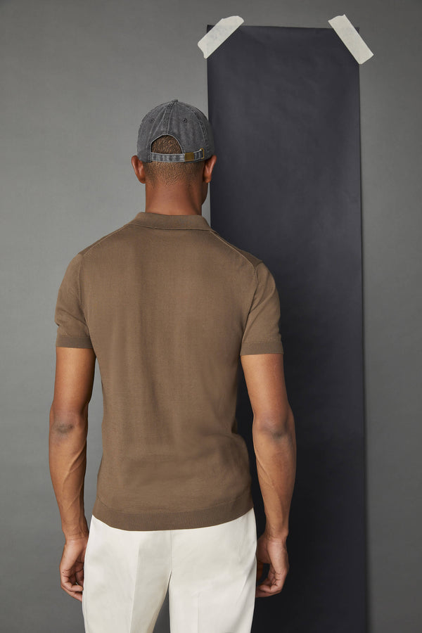 L.B.M. 1911 Polo in maglia marrone Polo in maglia marrone Negozi Online