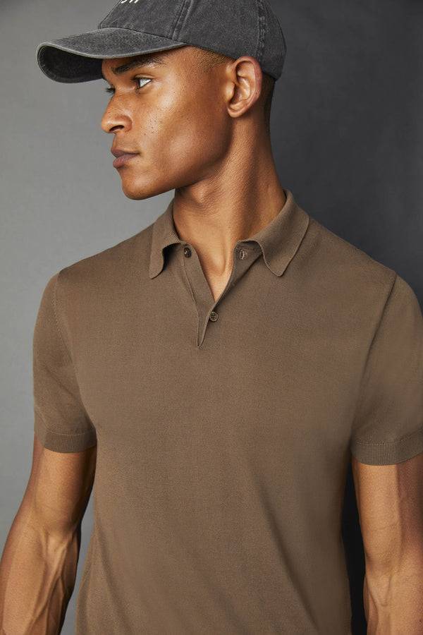 L.B.M. 1911 Polo in maglia marrone Polo in maglia marrone Negozi Online