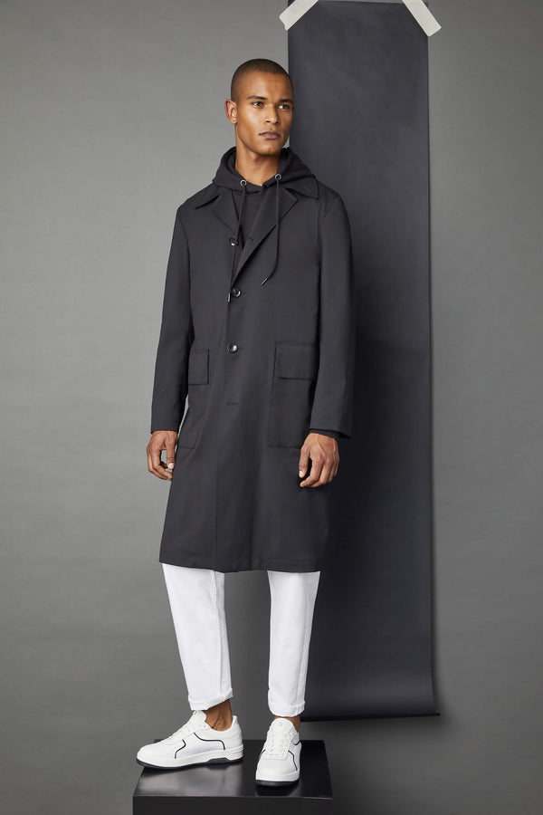 L.B.M. 1911 Trench nero Trench nero Prezzo Ridotto