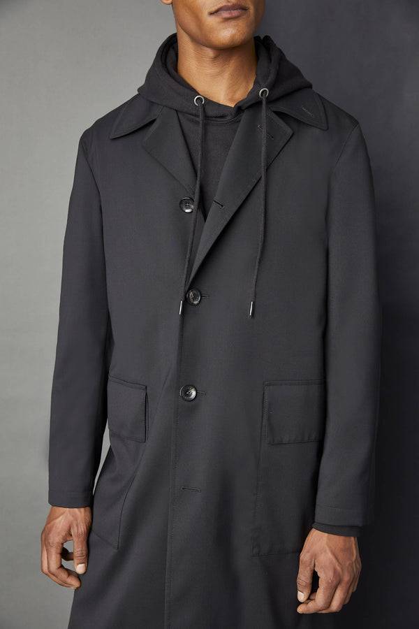 L.B.M. 1911 Trench nero Trench nero Prezzo Ridotto