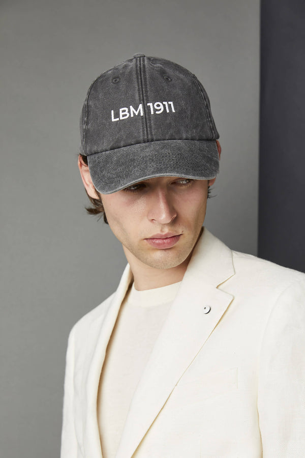 L.B.M. 1911 Cappello baseball grigio scuro Cappello baseball grigio scuro Online