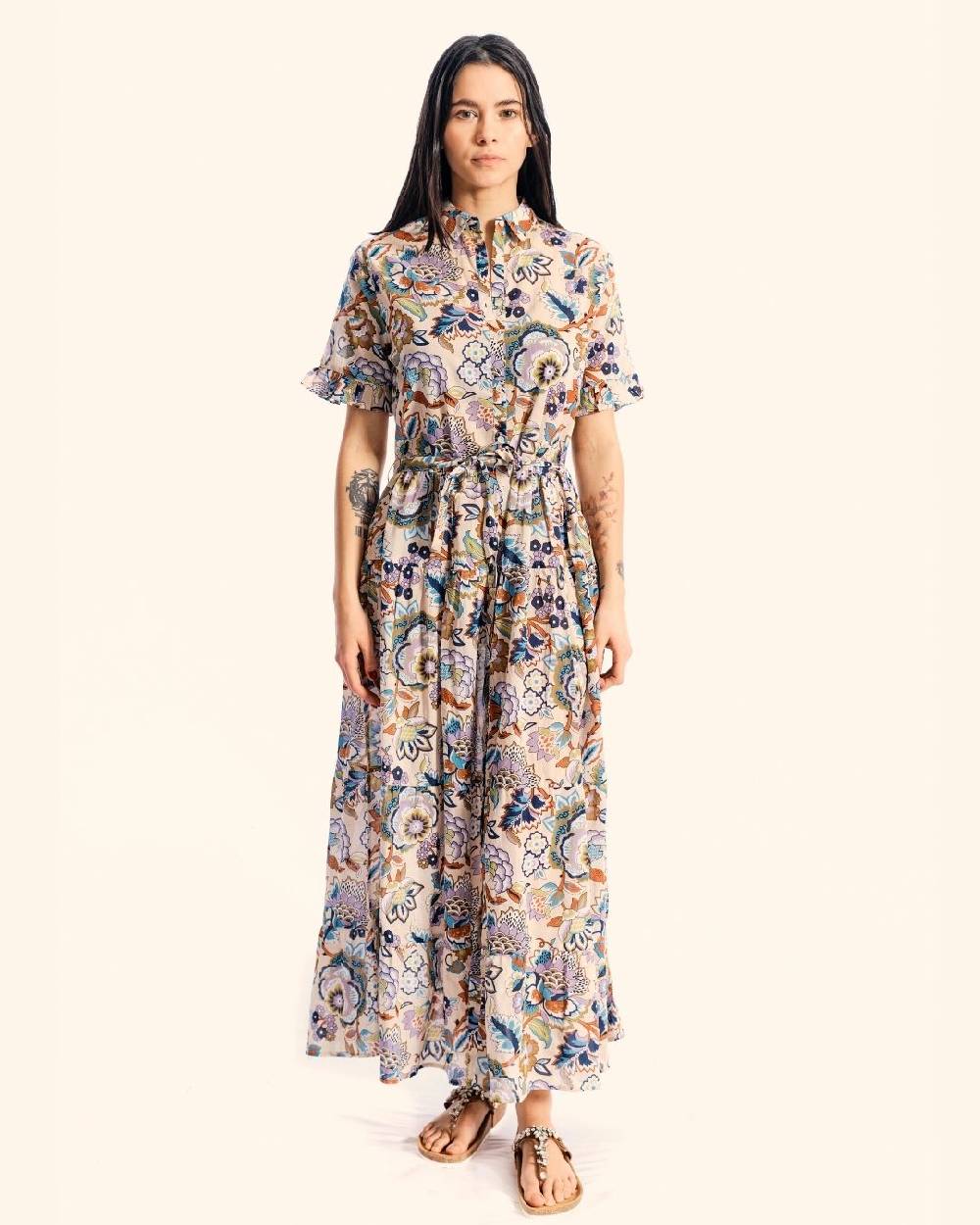Ordi.to Accessori ABITO MIA - STAMPA CAMELIA SABBIA Outlet