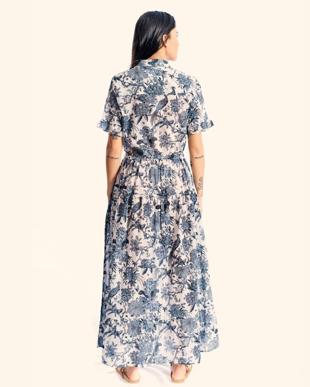 Ordi.to Accessori ABITO MIA - STAMPA GIGLIO BLU In Vendita