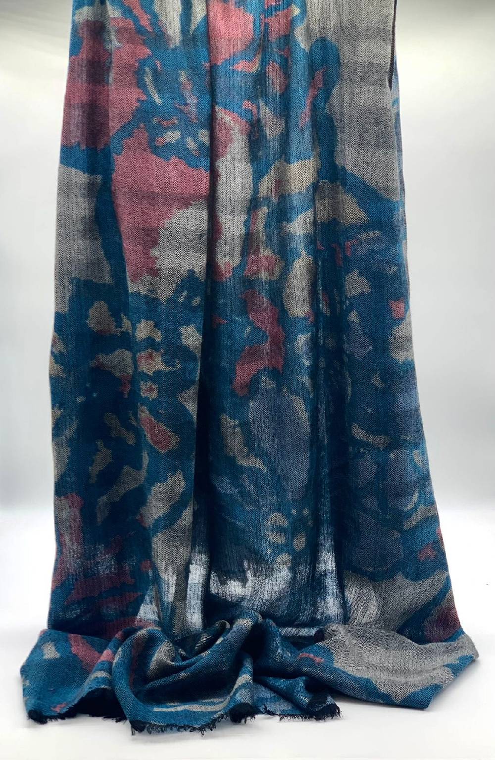 Ordi.to Accessori WARHOL BLU - Sciarpa in lana In Saldo
