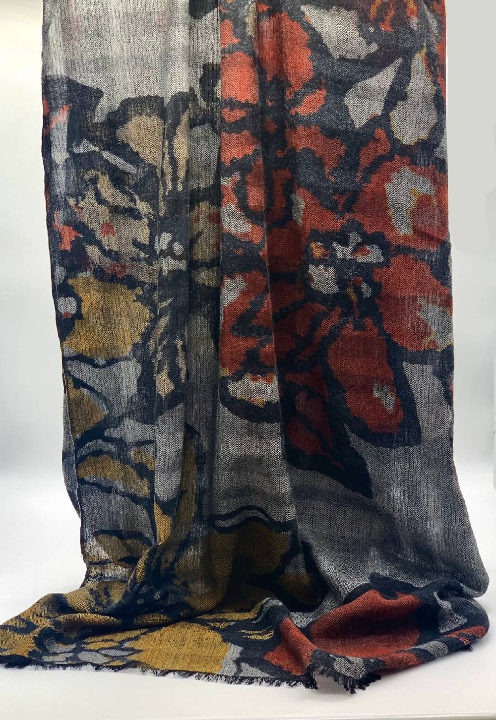 Ordi.to Accessori WARHOL BORDEAUX - Sciarpa in lana Nuova