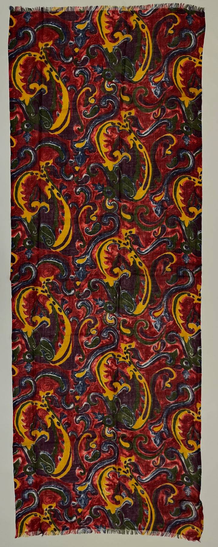 Ordi.to Accessori MODIGLIANI ROSSO - Sciarpa Unisex in lana Qualità Garantita