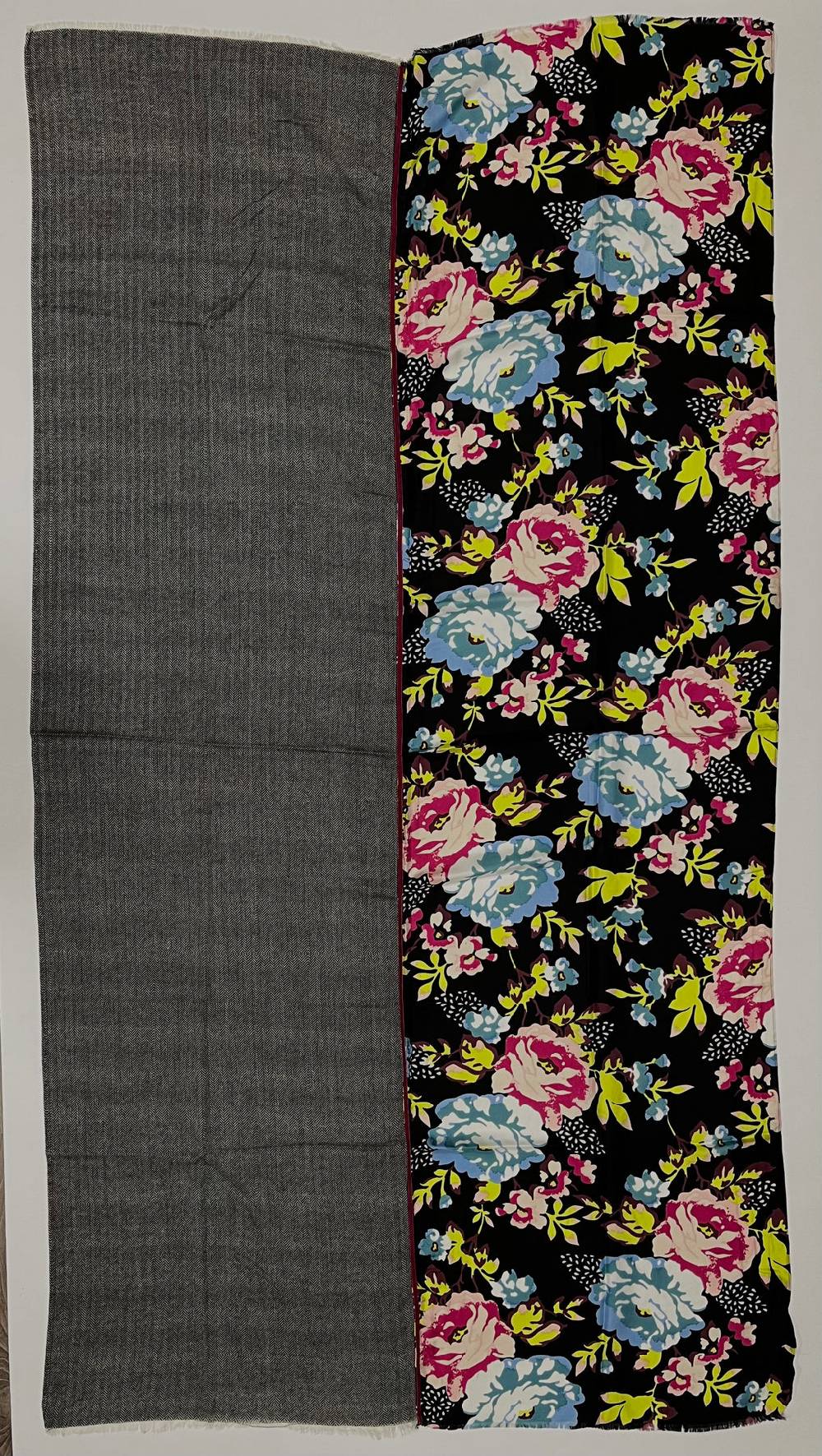 Ordi.to Accessori CANOVA FUCHSIA - Sciarpa in Seta e Lana In Vendita