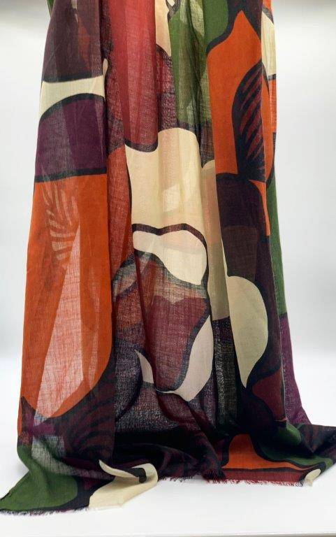 Ordi.to Accessori CHAGALL COTTO - Sciarpa in lana In Saldo