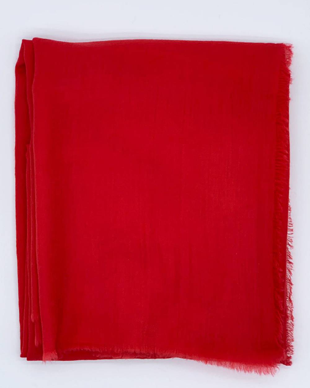 Ordi.to Accessori EARTH ROSSO - Sciarpa tinta unita Lana Italy