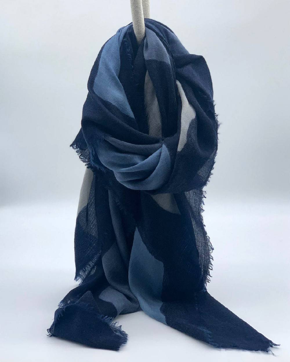 Ordi.to Accessori DUBLINO BLU - Sciarpa Unisex in lana Qualità