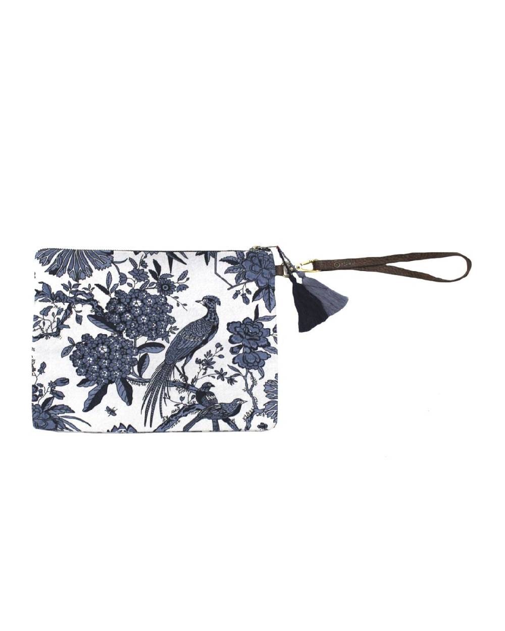 Ordi.to Accessori POCHETTE ORDI.NA - STAMPA GIGLIO BLU Acquista Ora