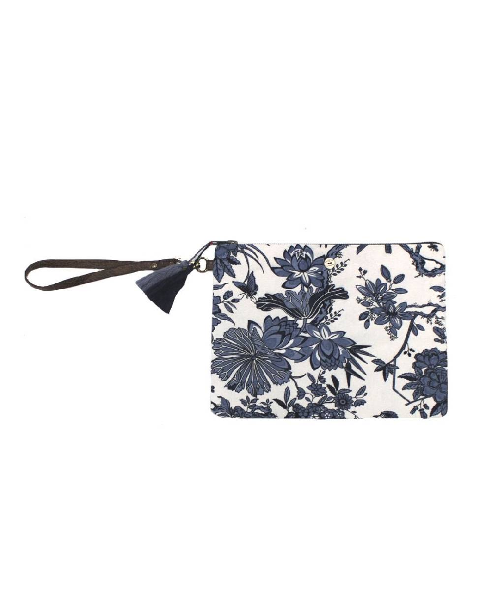 Ordi.to Accessori POCHETTE ORDI.NA - STAMPA GIGLIO BLU Acquista Ora