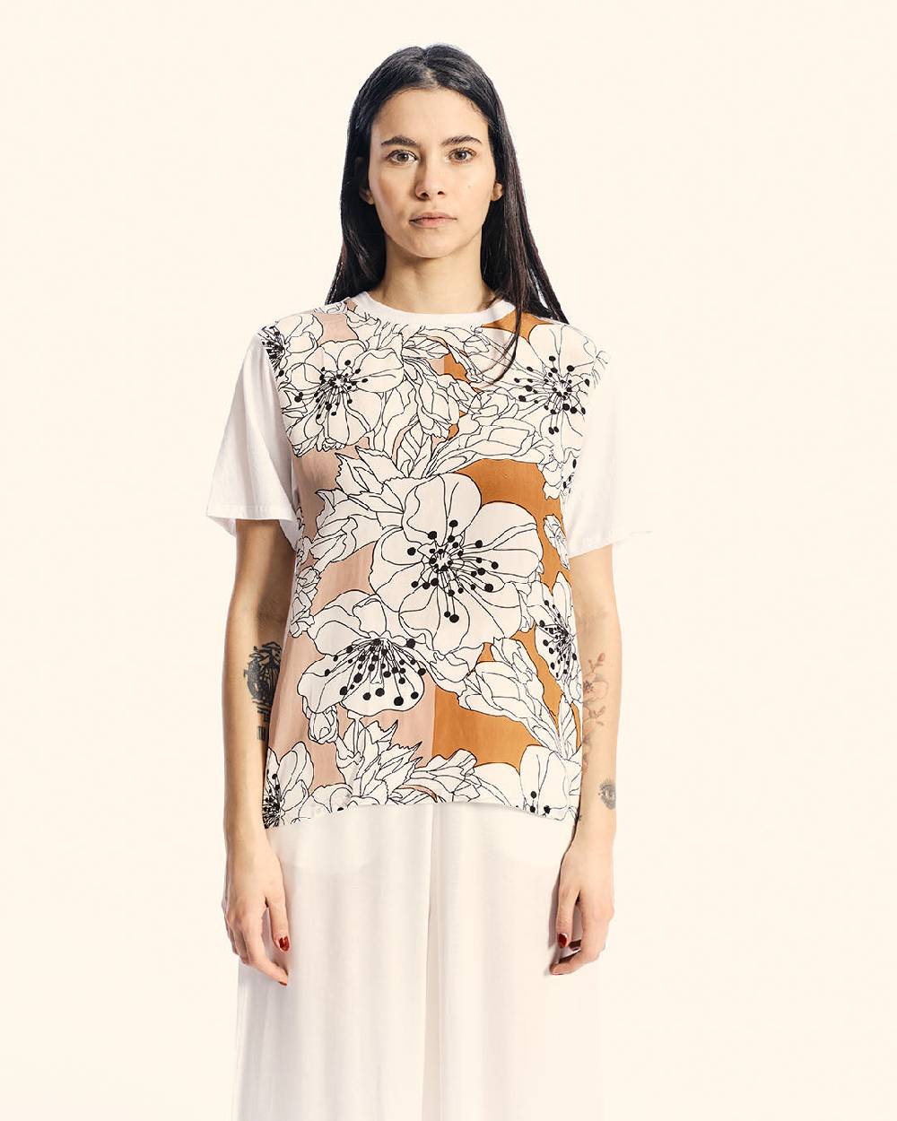 Ordi.to Accessori SUE DALIA -T-SHIRT STAMPATA Presa