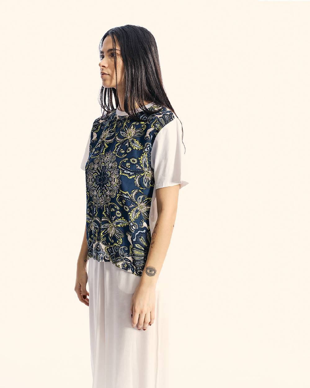 Ordi.to Accessori SUE PAISLEY -T-SHIRT STAMPATA Offerta