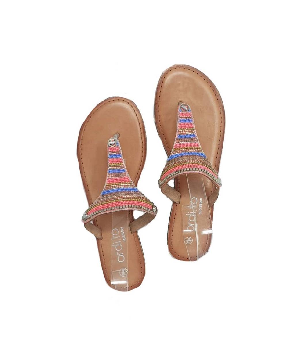 Ordi.to Accessori CRETA - infradito con perline multicolore Online