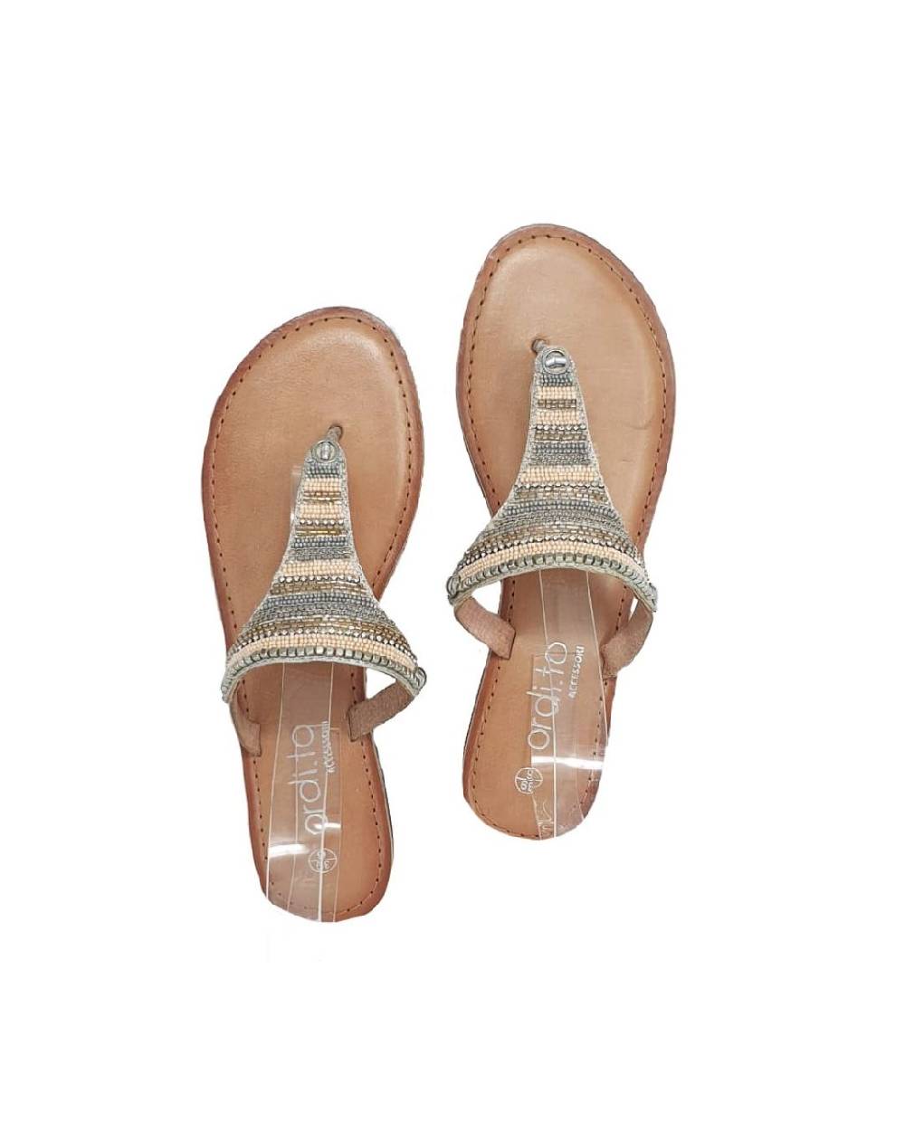Ordi.to Accessori CRETA - infradito con perline multicolore Online