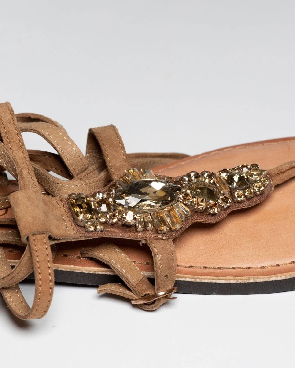 Ordi.to Accessori RODI - infradito camoscio gioiello Saldi
