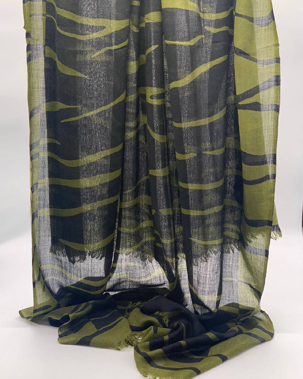 Ordi.to Accessori NICOSIA OLIO - Sciarpa Unisex in lana Italy
