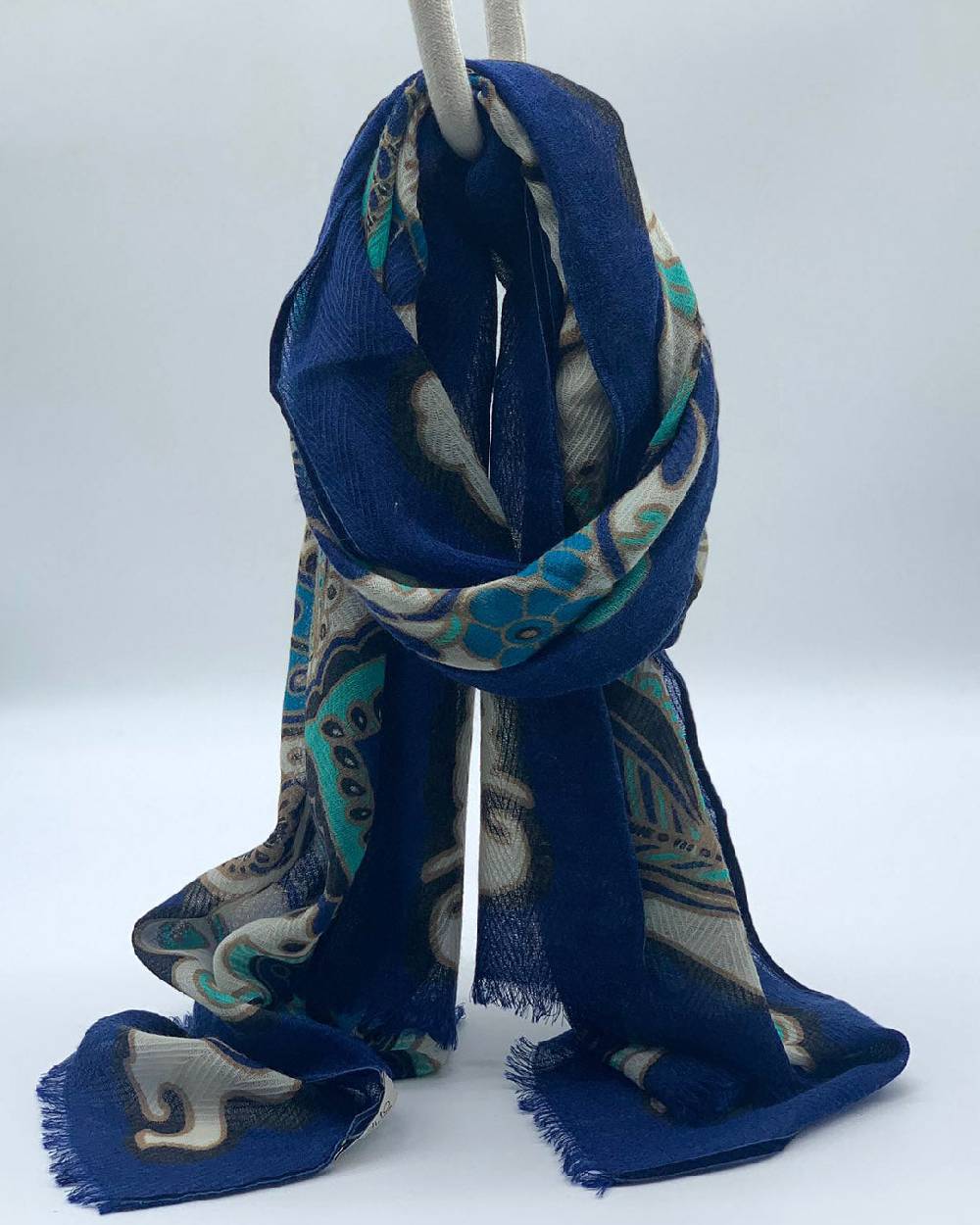 Ordi.to Accessori LIMA BLU - Sciarpa Unisex in lana Promozione