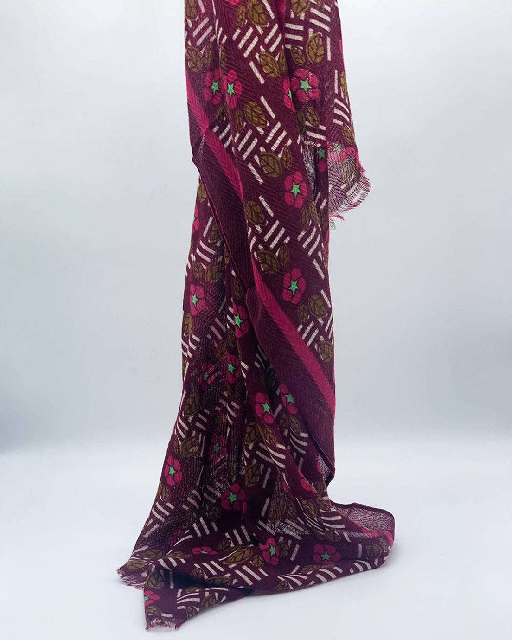 Ordi.to Accessori KIEV BORDEAUX - Sciarpa Unisex in lana Spedizione Gratuita