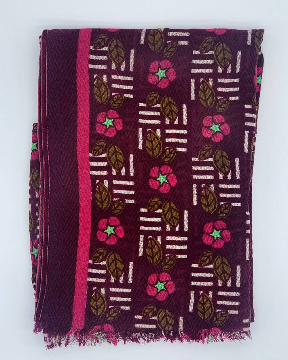 Ordi.to Accessori KIEV BORDEAUX - Sciarpa Unisex in lana Spedizione Gratuita