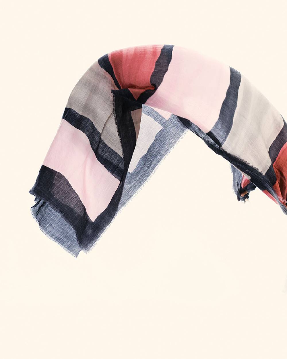 Ordi.to Accessori DUBLINO ROSA - Sciarpa Unisex in lana Qualità Garantita