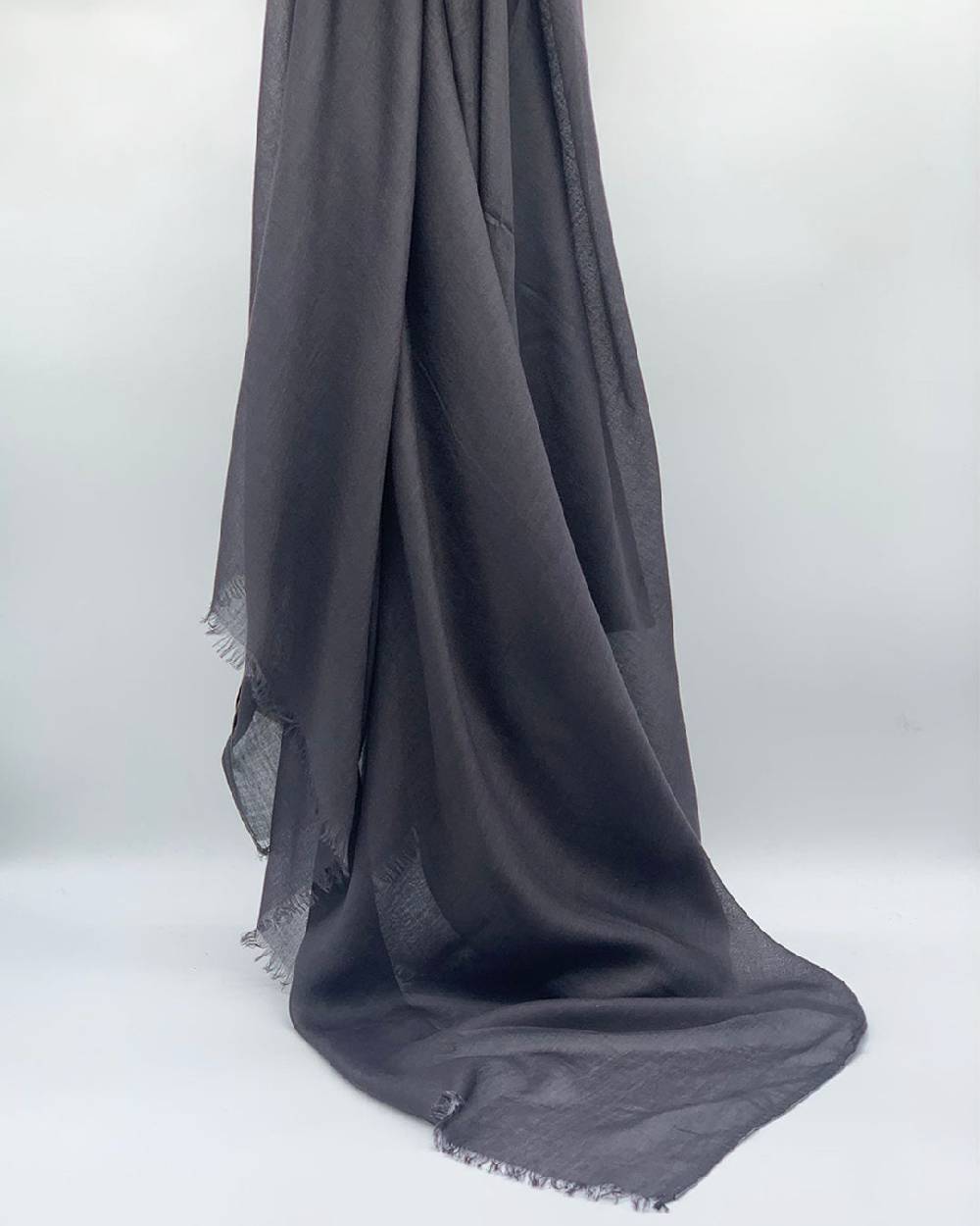 Ordi.to Accessori CAMILLA GRIGIO - Sciarpa tinta unita Modal e Cashmere Consegna Veloce