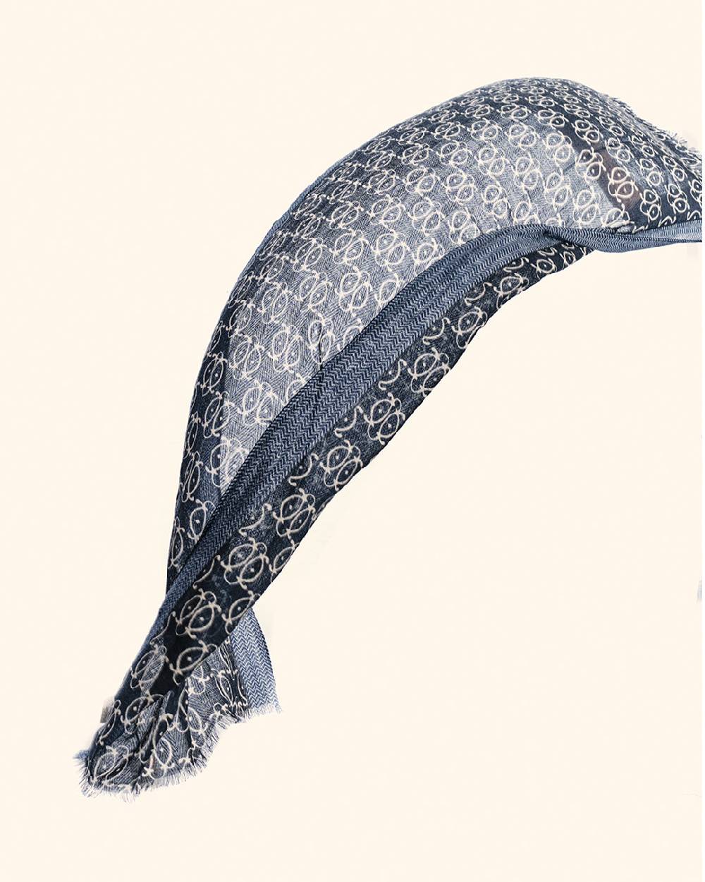 Ordi.to Accessori BUDAPEST BLU - Sciarpa Unisex in lana Economico