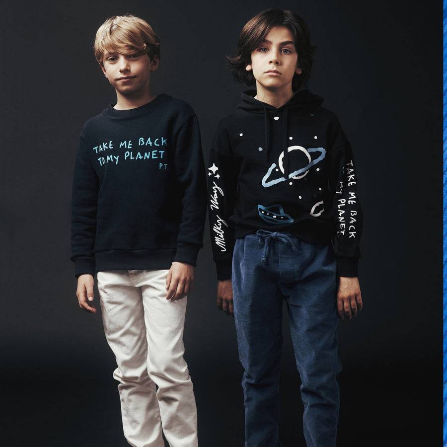 Paolo Pecora Pantaloni Chino Coulisse di Velluto Bluette Sostegno trimestrale