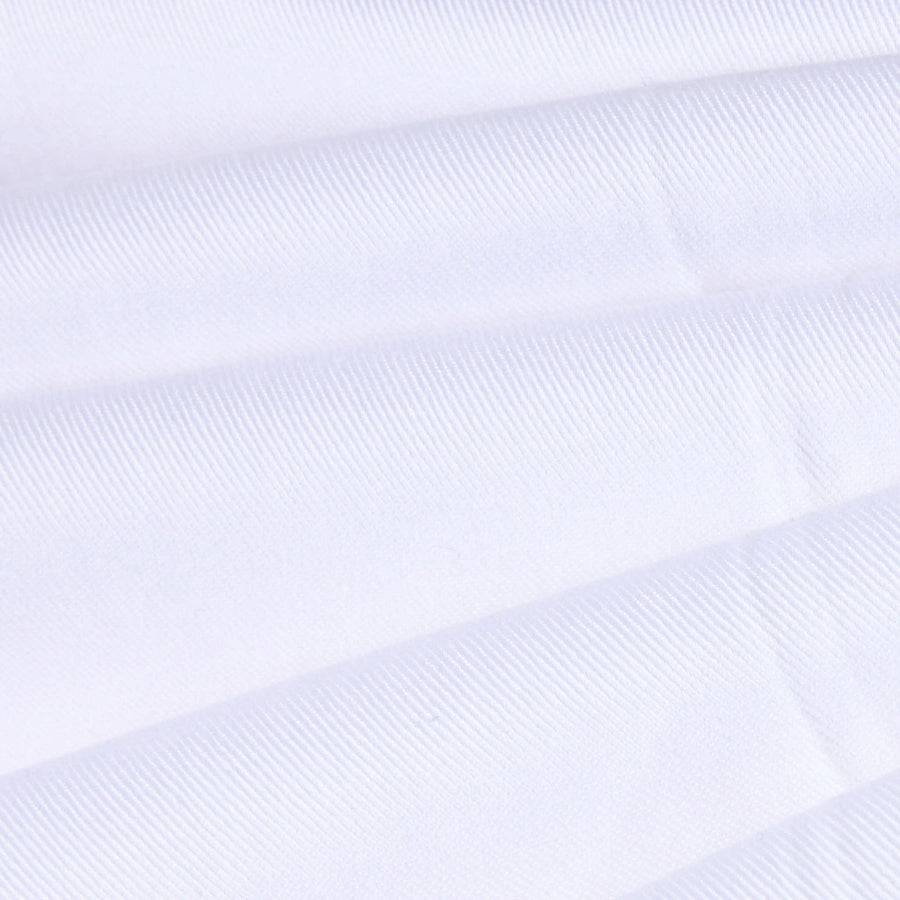 Paolo Pecora Chino Sartoriale in Gabardina di Cotone - Bianco Offerta Pasqua