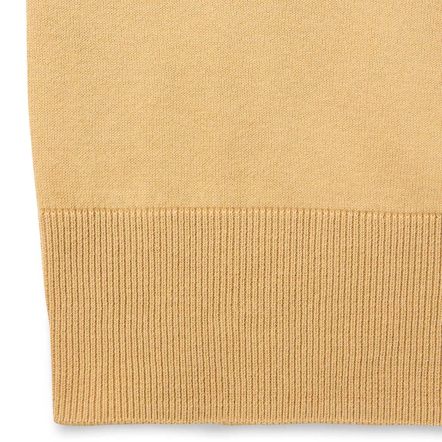 Paolo Pecora Maglia Girocollo in Puro Cotone Extrafine - Curry Offerta Giorno del Papà