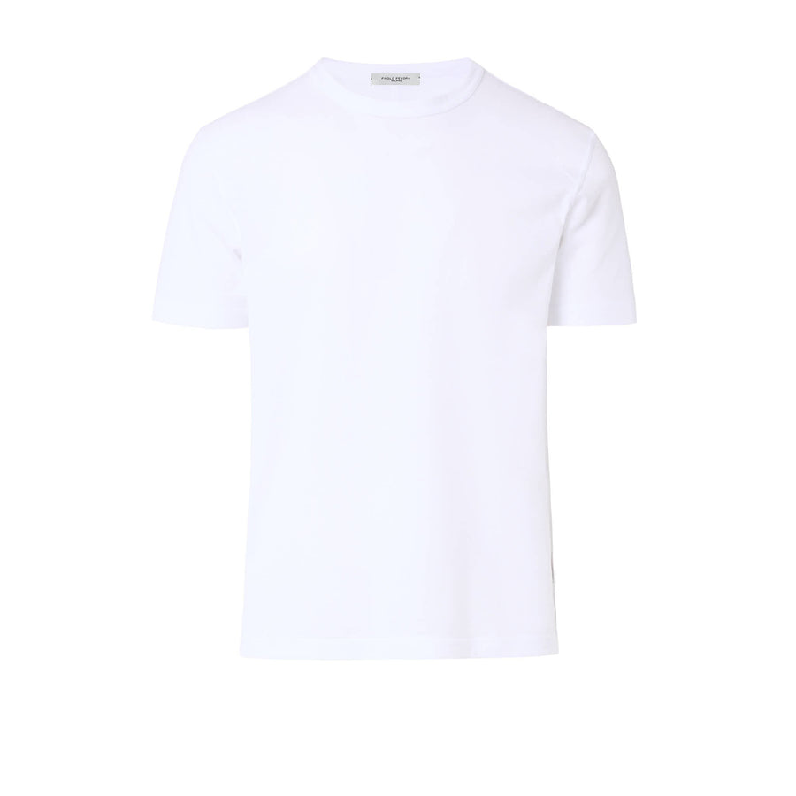 Paolo Pecora T-Shirt in Piquet Extrafine - Bianca Online