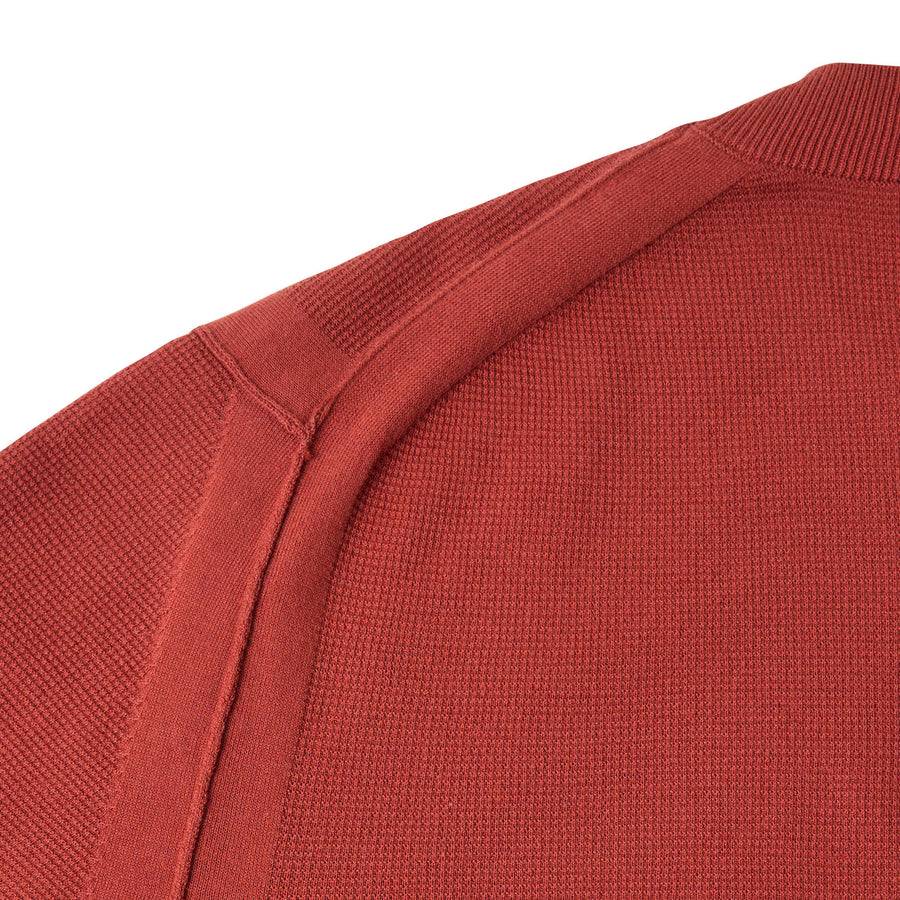 Paolo Pecora Maglia Puro Cotone Extrafine - Rosso Granata Vendita Calda