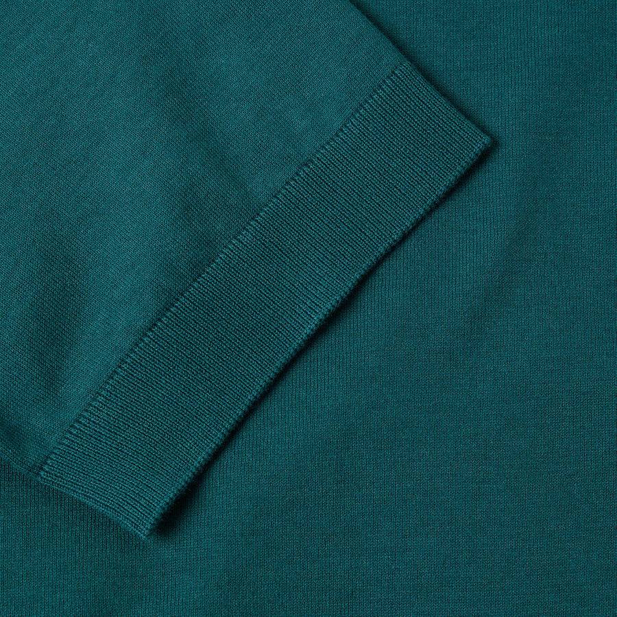 Paolo Pecora Maglia Puro Cotone Extrafine - Verde Sostegno trimestrale