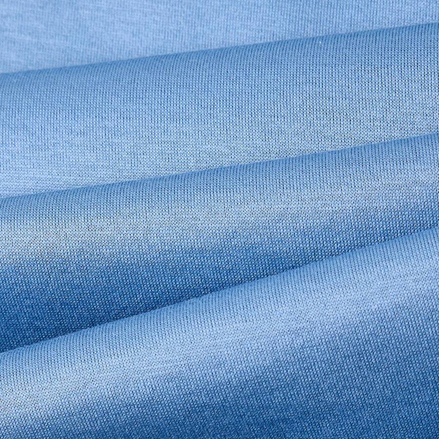 Paolo Pecora T-Shirt in Jersey Lucido - Azzurro Polvere Acquista Ora