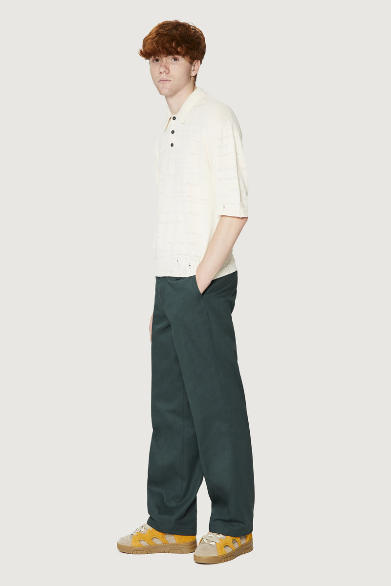 ﻿Paura ADAM KNIT POLO SHIRT OFF WHITE Spedizione Gratuita