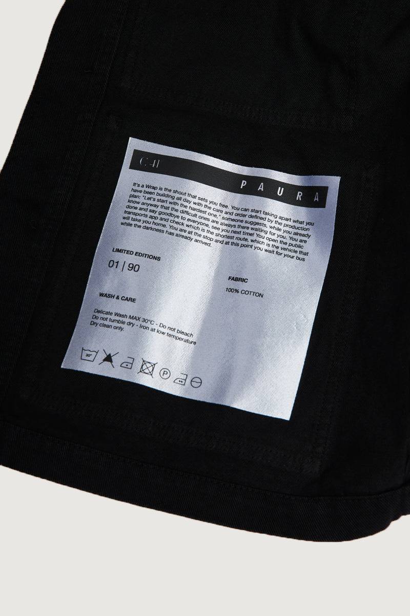 Paura ASH OVERSHIRT BLACK C41 X PAURA Soddisfazione Garantita