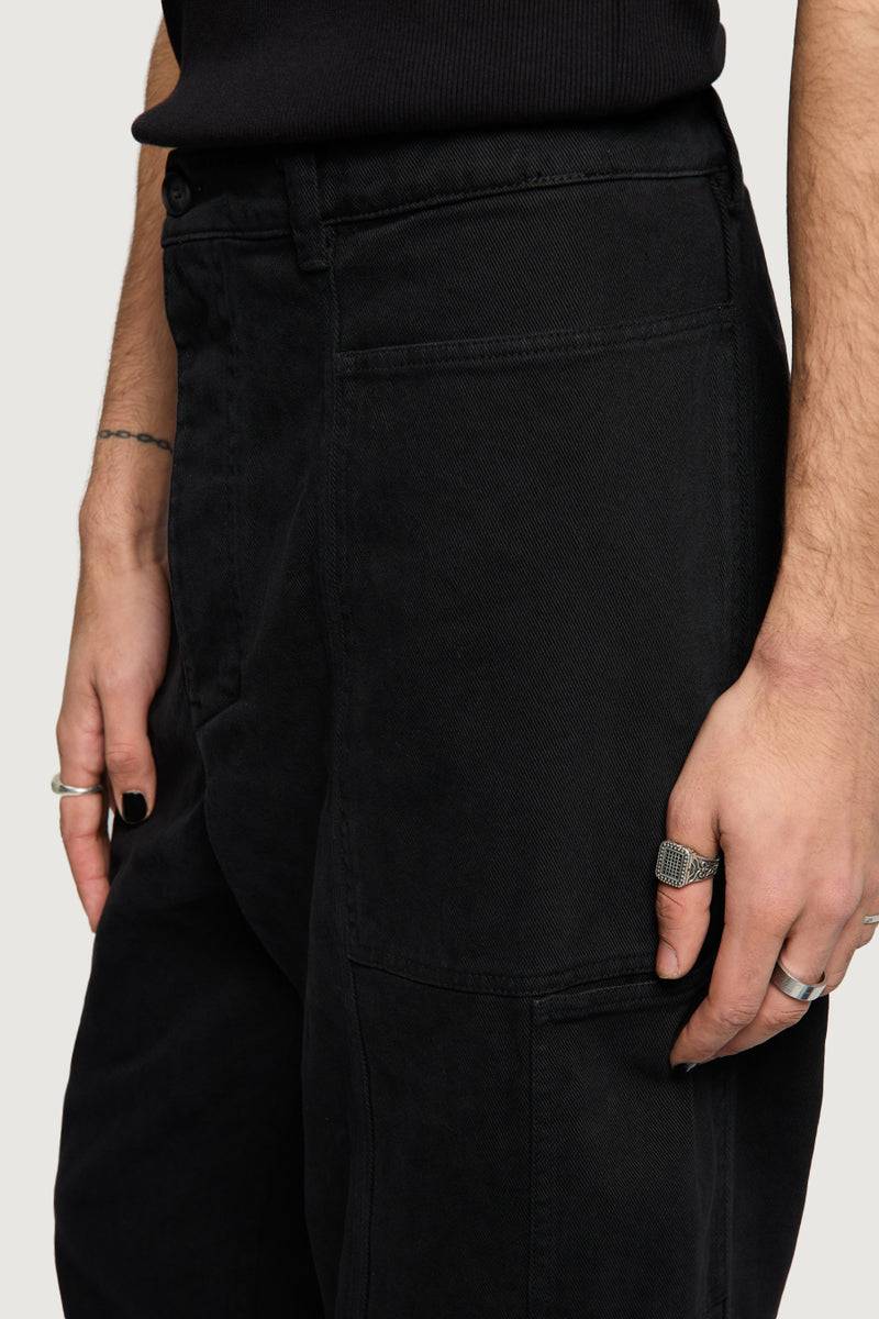 Paura BROCK WORKPANTS BLACK C41 X PAURA Qualità Garantita
