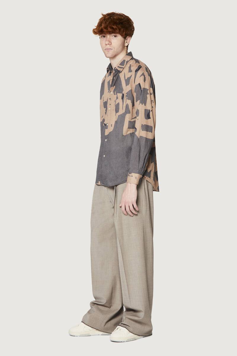Paura BRUCE OVERSIZED SHIRT MODULO MUD Acquista Ora