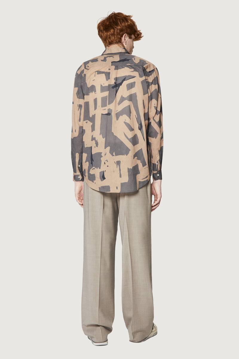 Paura BRUCE OVERSIZED SHIRT MODULO MUD Acquista Ora