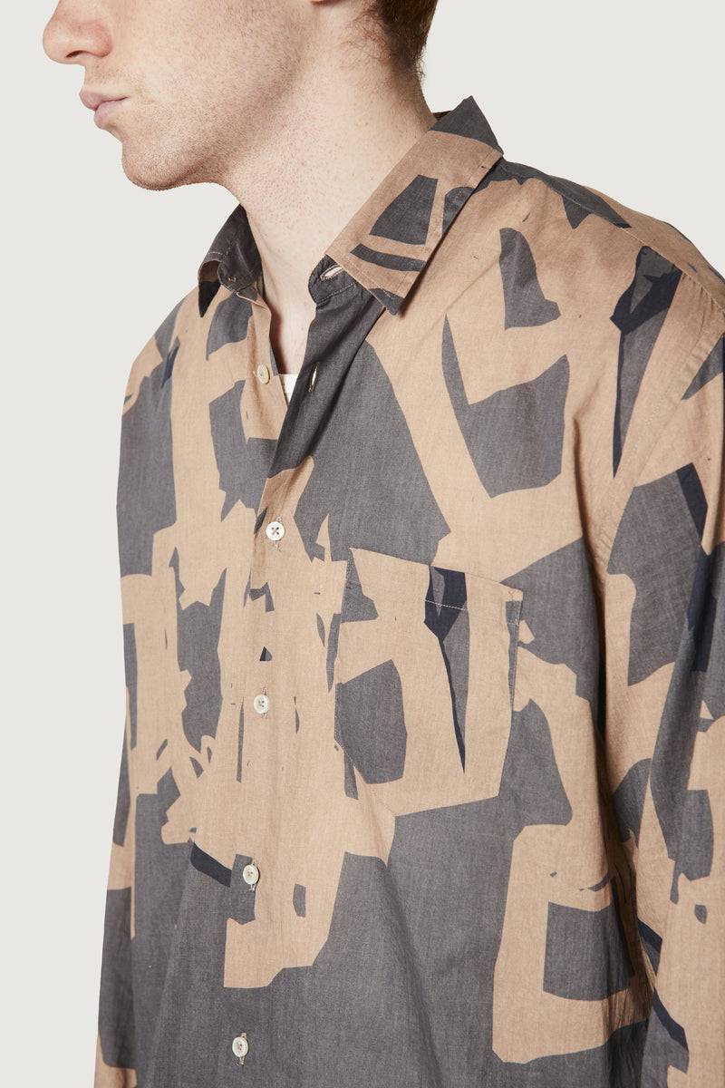Paura BRUCE OVERSIZED SHIRT MODULO MUD Acquista Ora