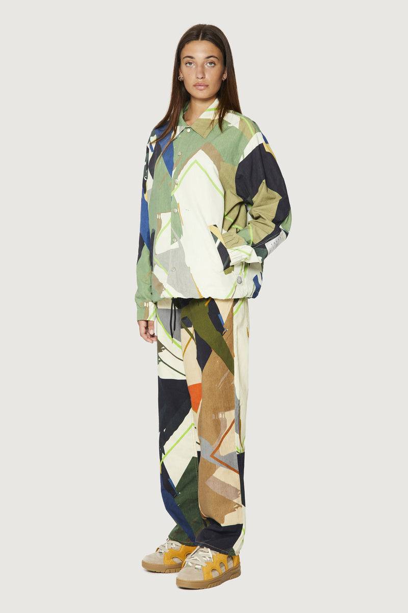 Paura CARA COACH JACKET GREEN CAMO Ultimi due giorni