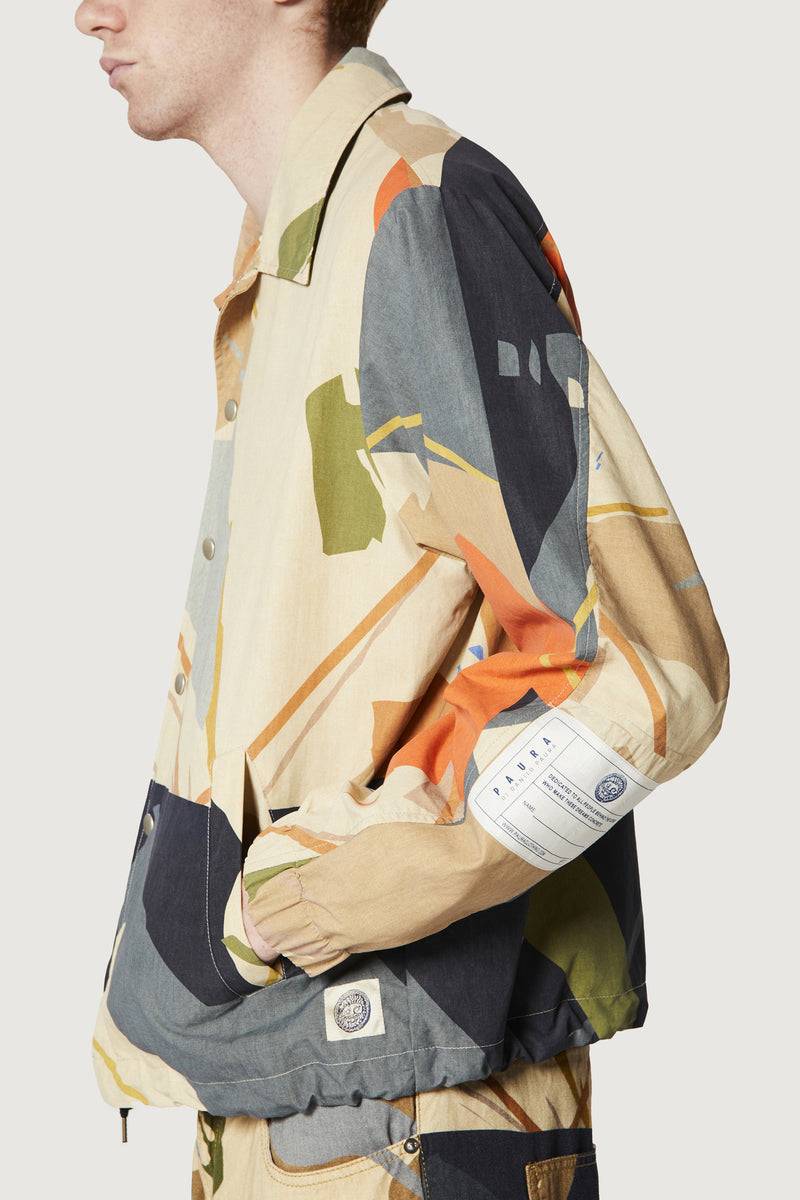 Paura CARA COACH JACKET SAND CAMO Promozione Limitata