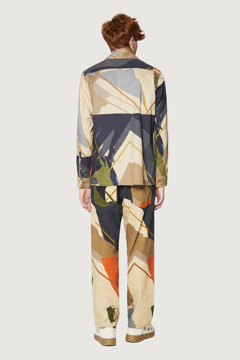 Paura AUSTIN SHIRT SAND CAMO Fino Al -60%