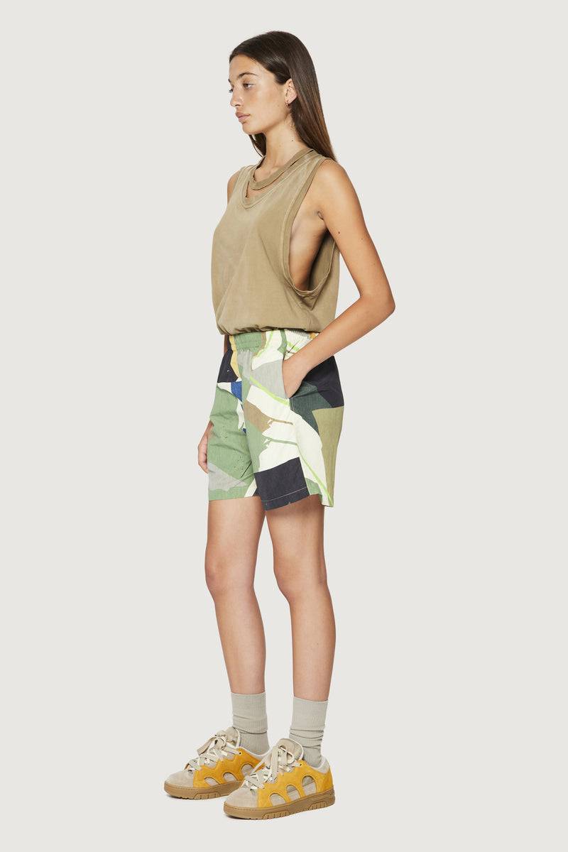 Paura AIRAM BERMUDA GREEN CAMO Shopping Online