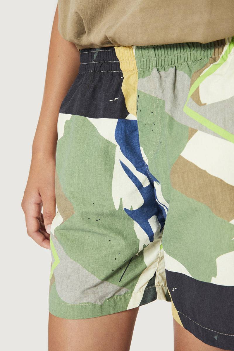 Paura AIRAM BERMUDA GREEN CAMO Shopping Online