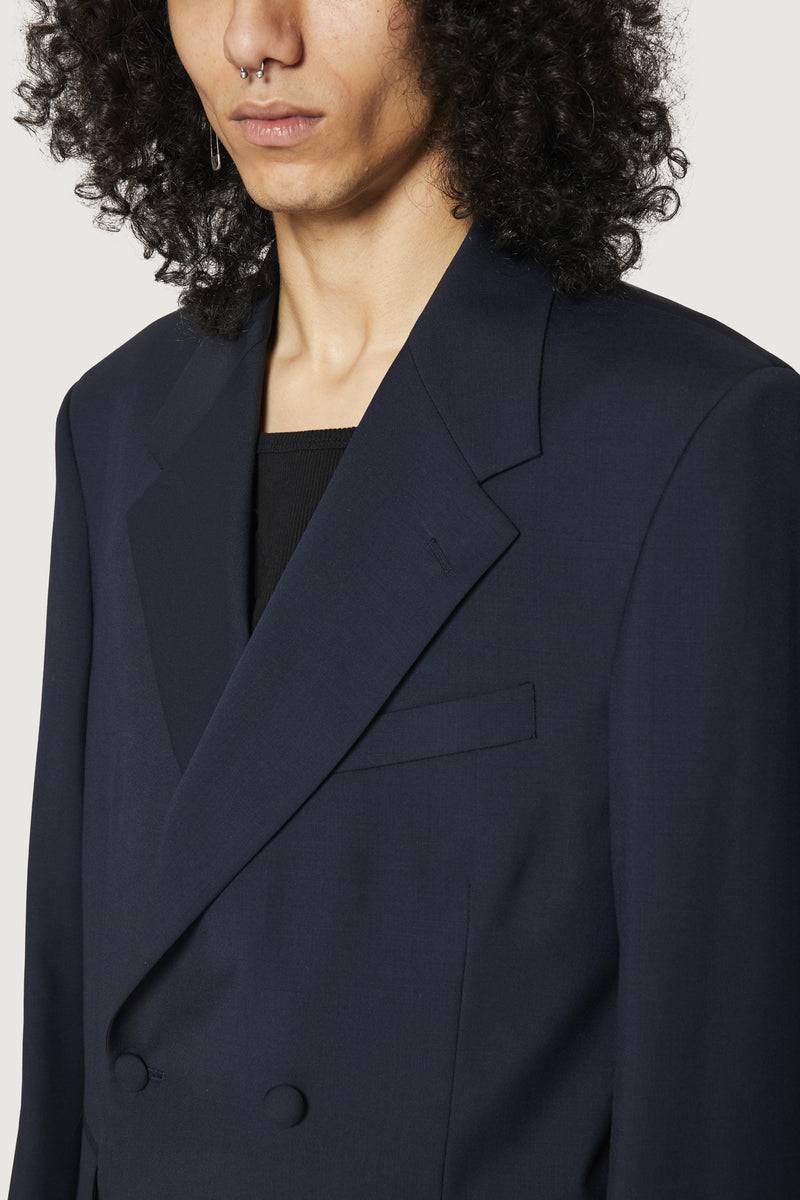 Paura CASSEL DOUBLEBREASTED SUIT JACKET DARK BLUE Affare Del Giorno