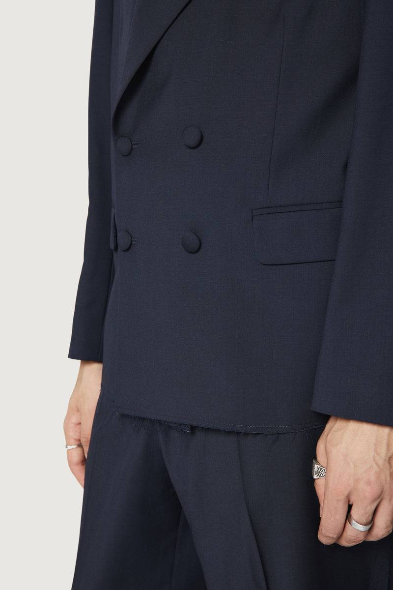Paura CASSEL DOUBLEBREASTED SUIT JACKET DARK BLUE Affare Del Giorno